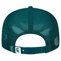 Men's New Era Green Michigan State Spartans Trucker 9FIFTY Snapback Hat