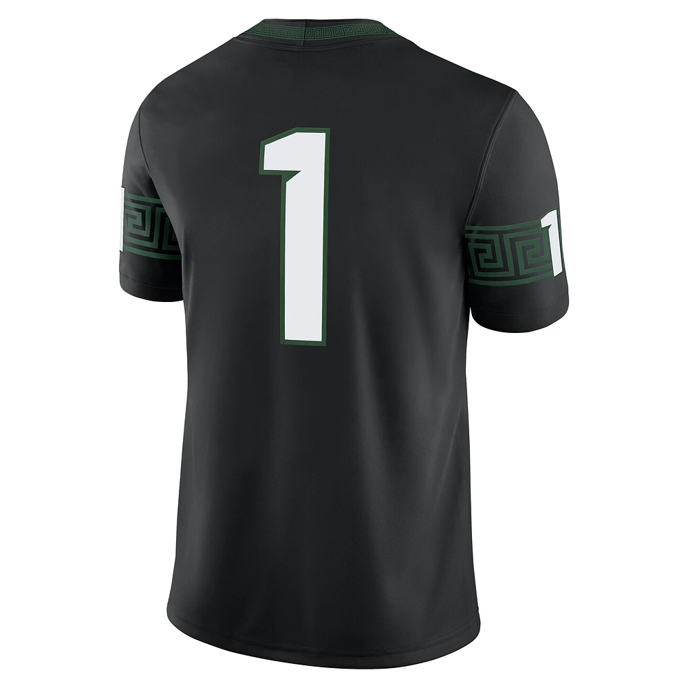 Men's Nike Black Michigan State Spartans Alternate Game Jersey