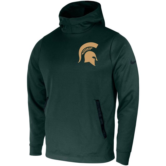 Sweat à capuche Nike Michigan State Spartans 2-Hit Performance pour homme vert
