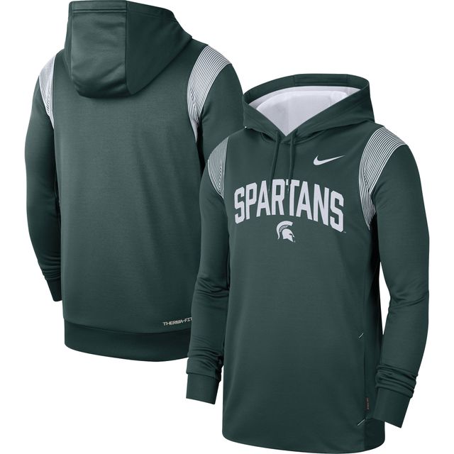 Sweat à capuche Nike Michigan State Spartans 2022 Game Day Sideline Performance vert pour homme