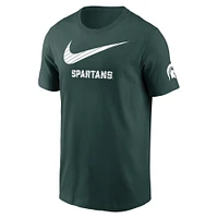 Men's Nike Green Michigan State Spartans Campus Mascot T-Shirt