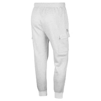Men's Nike Heather Gray Michigan State Spartans Club Cargo Jogger Pants