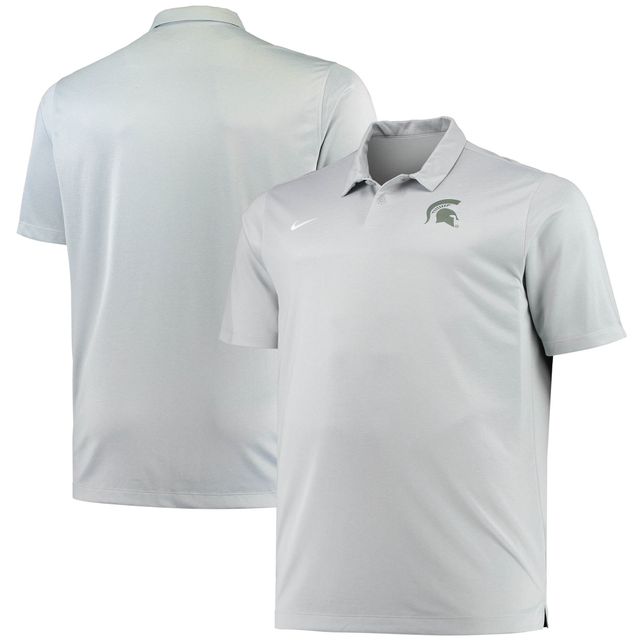 Polo de performance Nike pour homme, gris chiné, Michigan State Spartans Big & Tall