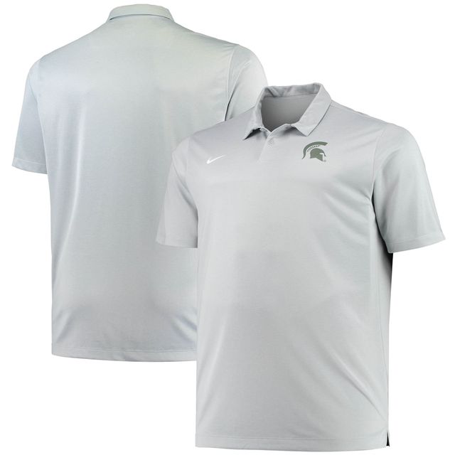 Polo de performance Nike pour homme, gris chiné, Michigan State Spartans Big & Tall