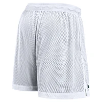 Men's Nike White/Green Michigan State Spartans Primetime Reversible Performance Shorts