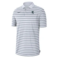 Men's Nike White Michigan State Spartans Icon Victory Coaches 2023 Early Season Performance Polo