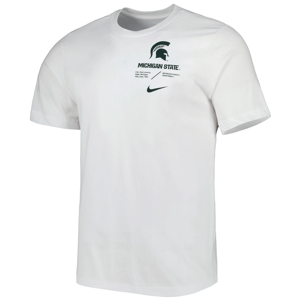 Men's Nike Michigan State Spartans Team Practice Performance T-Shirt