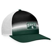 Men's Top of the World Green/Black Michigan State Spartans Daybreak Foam Trucker Adjustable Hat