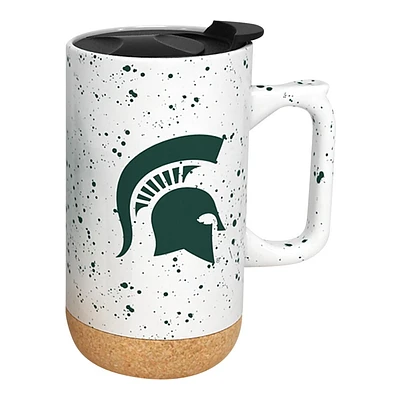 Spartiates de l'État du Michigan 18oz. Tasse en liège moucheté