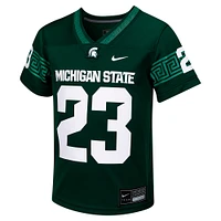Preschool Nike #23 Green Michigan State Spartans Untouchable Football Jersey
