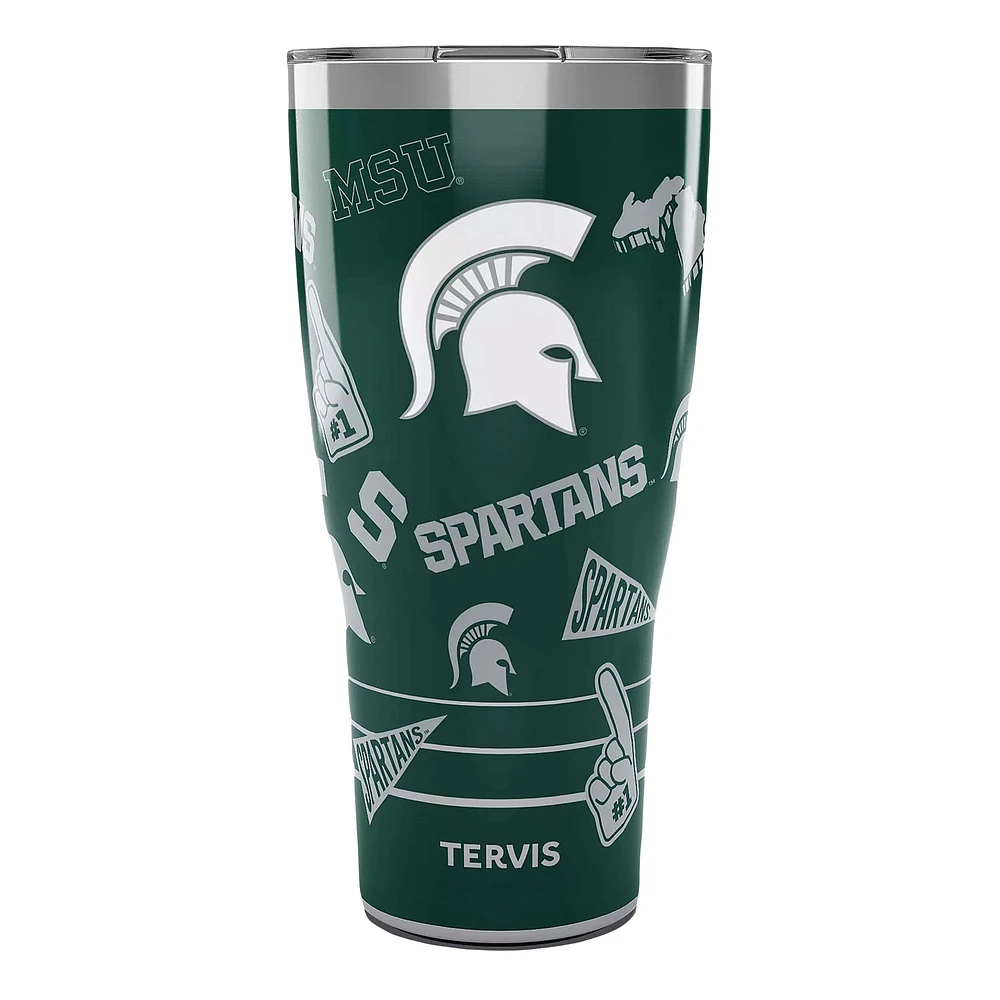 Gobelet Swag Tervis Michigan State Spartans de 30 oz avec couvercle coulissant