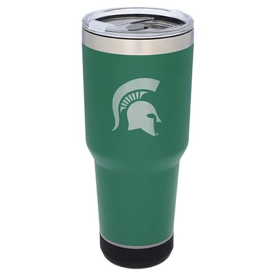 The Memory Company Spartans de l'État du Michigan 30oz. Gobelet Bluetooth LED en acier inoxydable