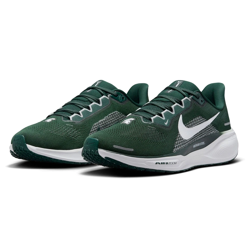 Unisex Nike Green Michigan State Spartans Zoom Pegasus 41 Running Shoes