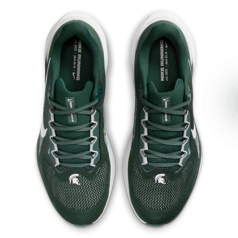 Unisex Nike Green Michigan State Spartans Zoom Pegasus 41 Running Shoes