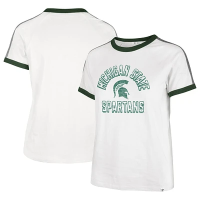 T-shirt blanc '47 Michigan State Spartans Sweet Heat Peyton pour femmes