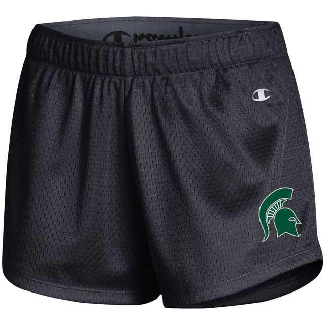 Short en maille noir Michigan State Spartans Champion pour femme