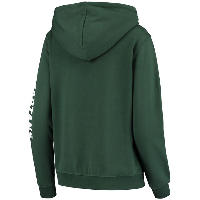 Sweat à capuche Loud and Proud des Spartans de l'État du Michigan vert Colosseum pour femmes