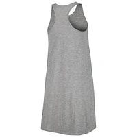 Women's Heather Gray Michigan State Spartans Coastal Racerback Tank Dress