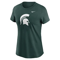T-shirt Nike vert avec logo Primetime des Spartans de l'État du Michigan pour femme