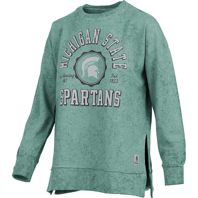V110722 MichSt Womens Pressbox 23 Sun Wash Bishop French Terry Crew SWTLADCRW