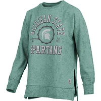 V110722 MichSt Womens Pressbox 23 Sun Wash Bishop French Terry Crew SWTLADCRW