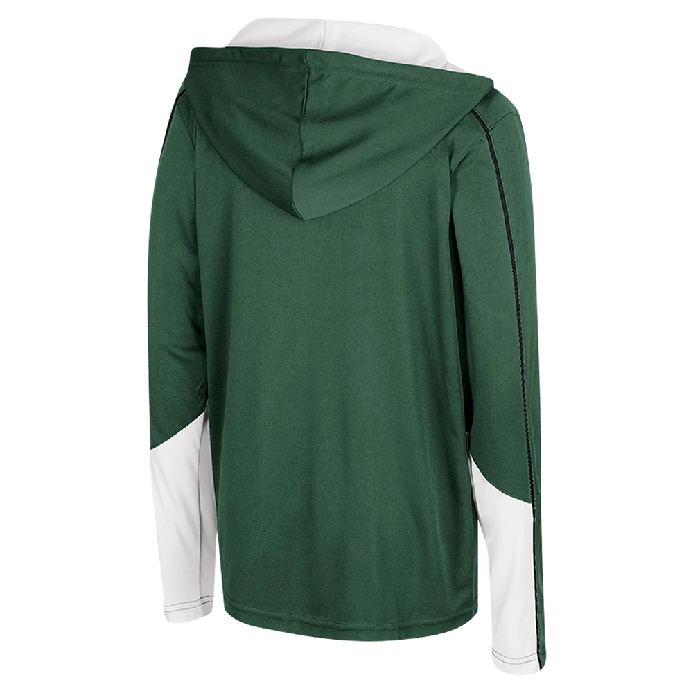 Youth Colosseum Green Michigan State Spartans Hansel Quarter-Zip Hoodie