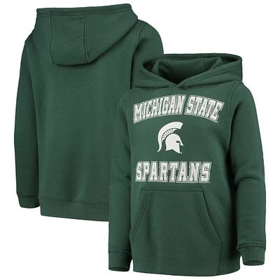 Sweat à capuche vert pour jeunes Michigan State Spartans Big Bevel