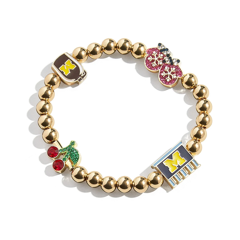 BaubleBar Michigan Wolverines Mixed Icon Pisa Bracelet