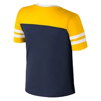 Girls Youth Colosseum Navy Michigan Wolverines Space Opera T-Shirt