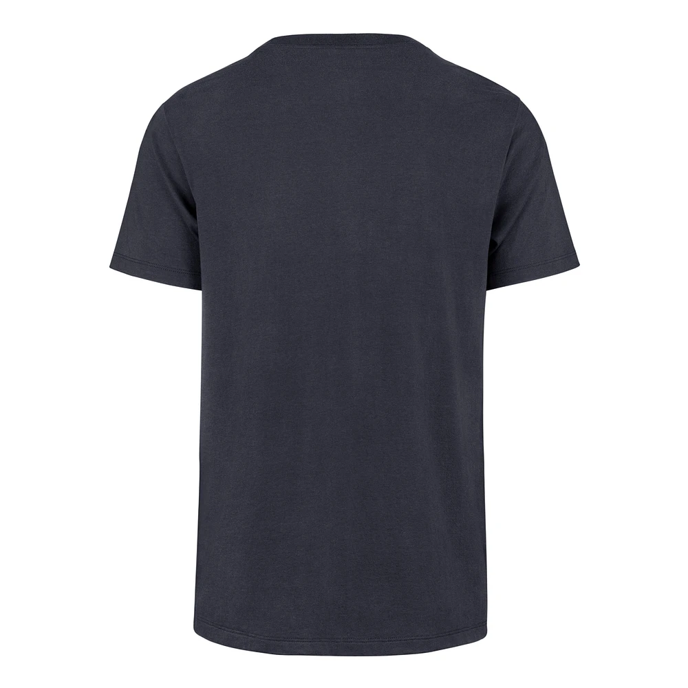 Men's '47 Navy Michigan Wolverines Bet Helmet Franklin T-Shirt