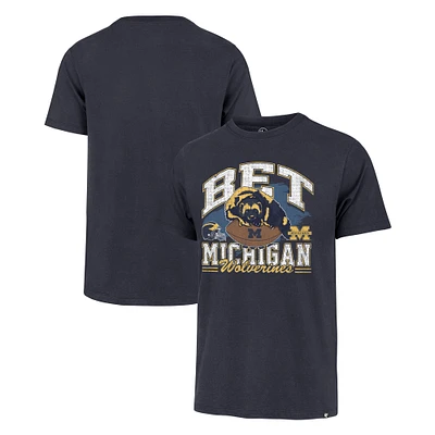 T-shirt Franklin '47 Navy Michigan Wolverines Bet pour hommes