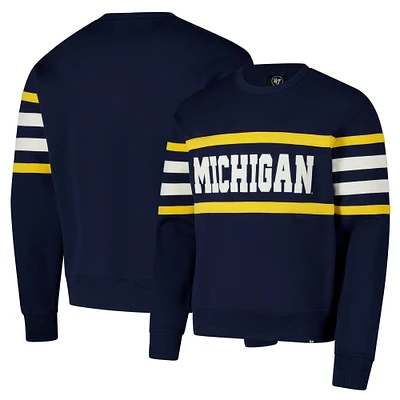 Sweat-shirt à capuche bleu marine '47 Michigan Wolverines Coaches Collection pour homme