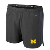 Men's Colosseum Charcoal Michigan Wolverines Langmore Shorts