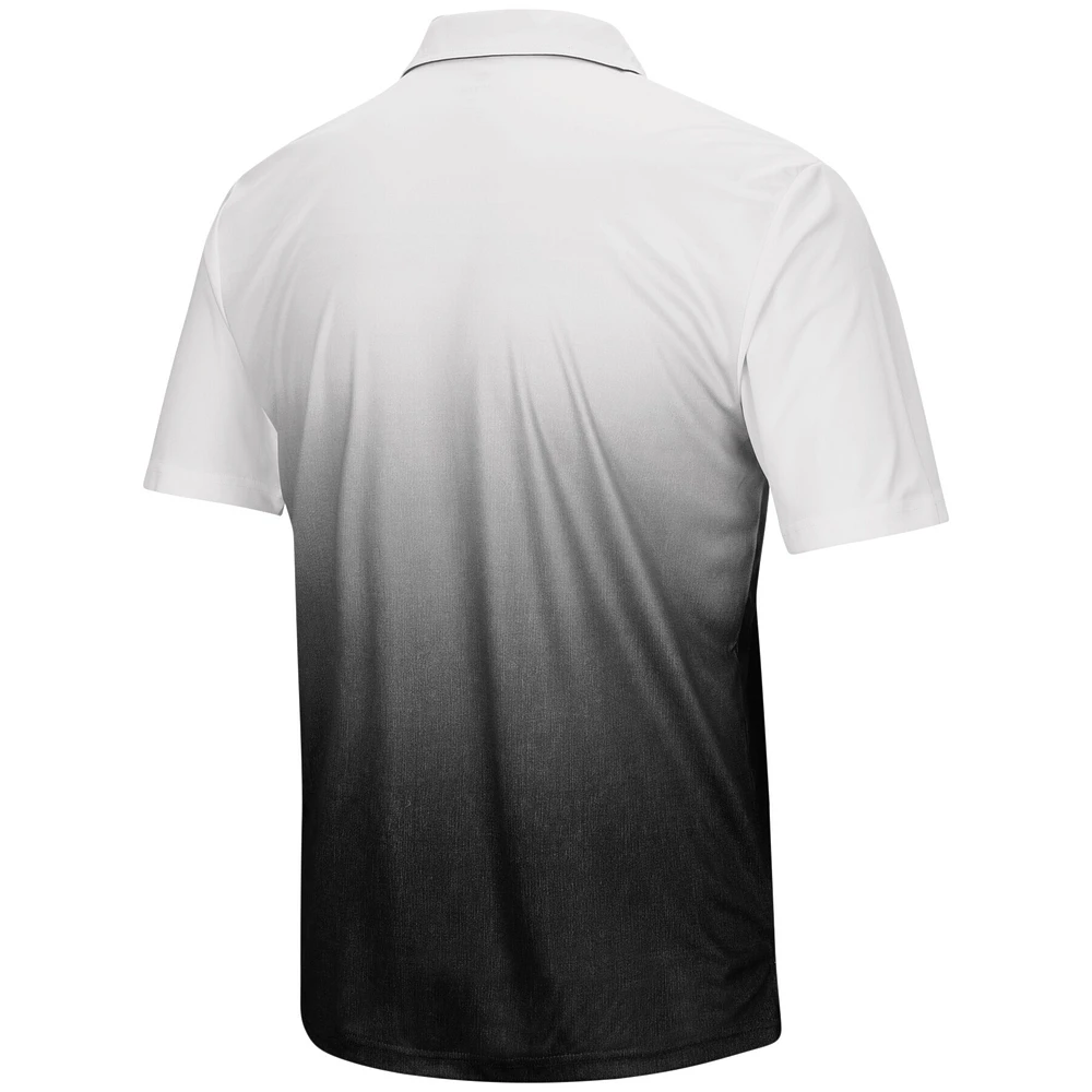 Men's Colosseum Heathered Gray Michigan Wolverines Magic Team Logo Polo