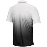 Men's Colosseum Heathered Gray Michigan Wolverines Magic Team Logo Polo
