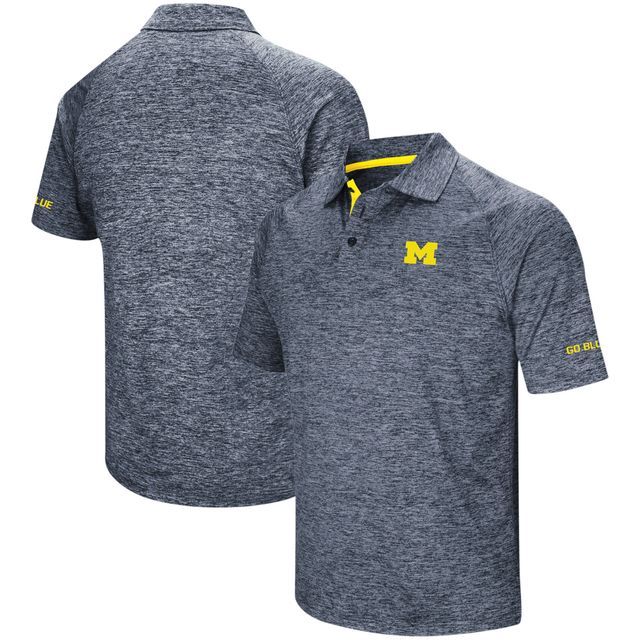 Polo Colosseum Navy Michigan Wolverines Big & Tall Down Swing pour homme
