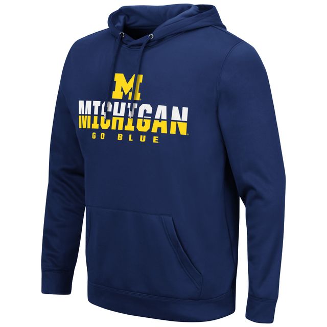 Sweat à capuche Colosseum Navy Michigan Wolverines Lantern pour homme