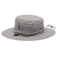 Men's Columbia  Gray Michigan Wolverines Bora Bora III Omni-Shade Booney Hat