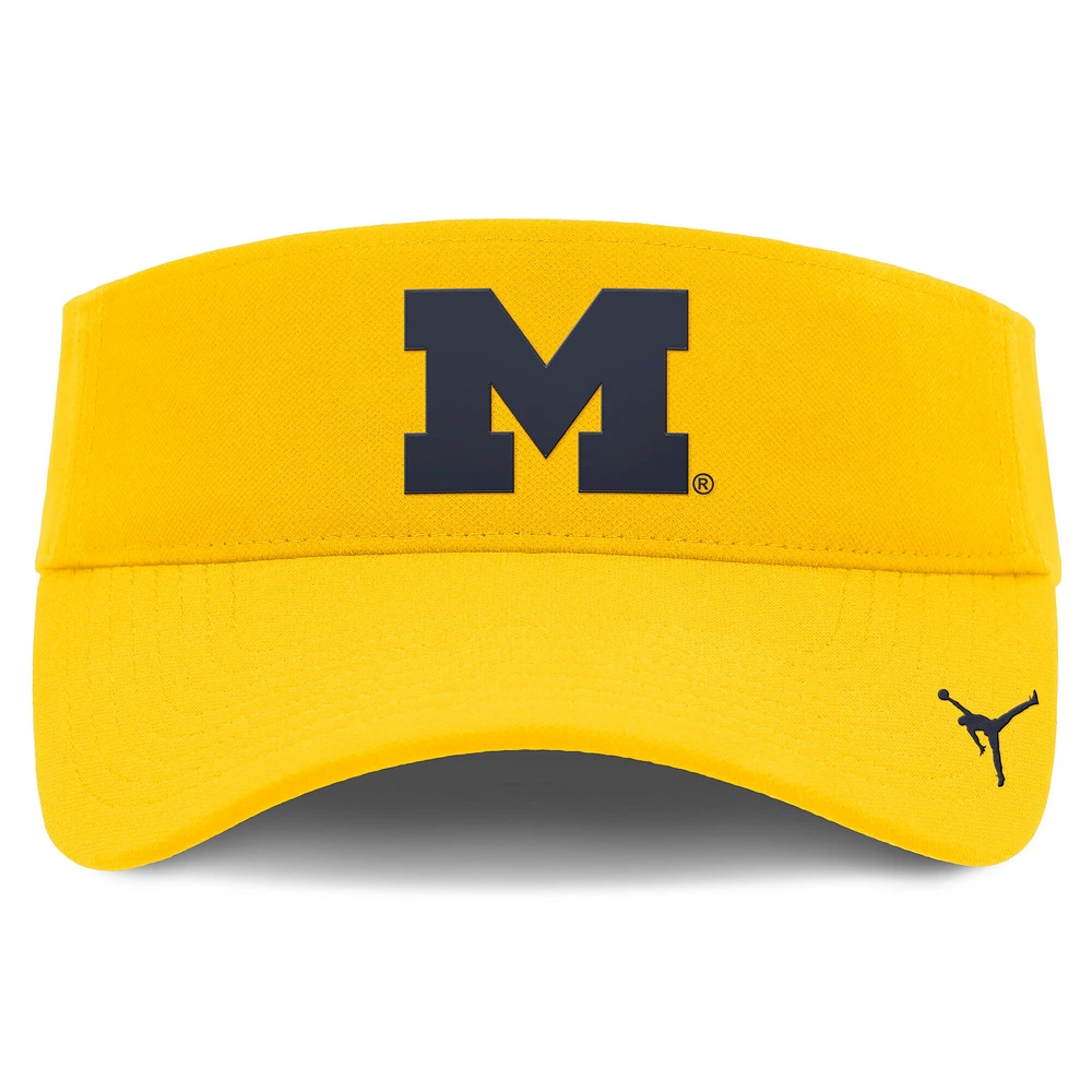 Men's Jordan Brand Maize Michigan Wolverines Ace Performance Adjustable Visor