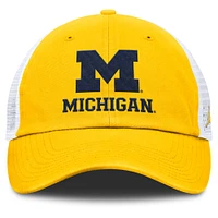 Men's Jordan Brand Maize Michigan Wolverines Club Trucker Adjustable Hat