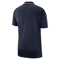 Men's Jordan Brand Navy Michigan Wolverines 2023 Coaches Performance Polo