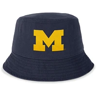 Chapeau bob Jordan Brand bleu marine Michigan Wolverines Local Apex pour hommes