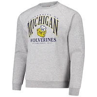 Sweat-shirt à enfiler Tall Arch Essential 2.0 gris chiné pour homme de la ligue universitaire Michigan Wolverines