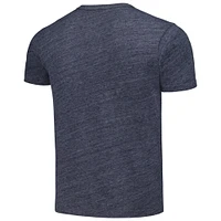 League Collegiate Wear pour hommes Heather Navy Michigan Wolverines Bendy Arch Victory Falls T-shirt tri-mélange