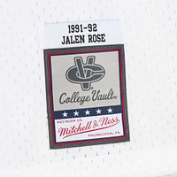 Men's Mitchell & Ness Jalen Rose White Michigan Wolverines 1991/92 Swingman Player Jersey