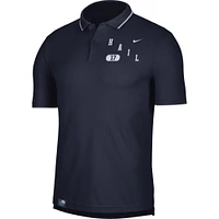 Polo de performance avec logo des Michigan Wolverines Nike pour homme, bleu marine