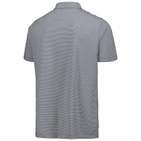 Men's Peter Millar Navy Michigan Wolverines Jubilee Striped Performance Jersey Polo