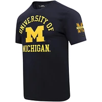 Men's Pro Standard Navy Michigan Wolverines Classic Stacked Logo T-Shirt