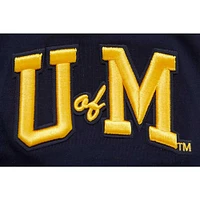 Men's Pro Standard Navy Michigan Wolverines Classic Stacked Logo T-Shirt