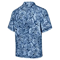 Men's Tommy Bahama Blue Michigan Wolverines Tropical Score IslandZone Polo
